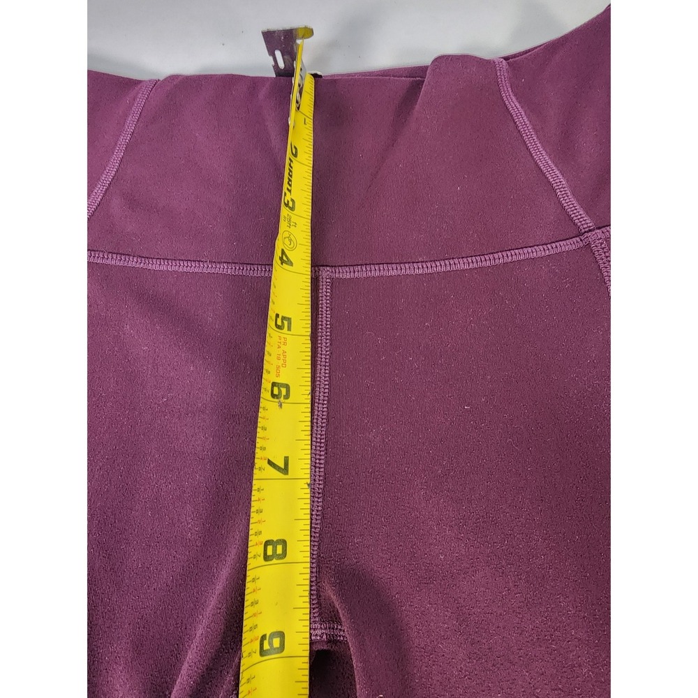 Fabletics PureLuxe High Waisted Leggings Plum Purple Side Pockets Womens Small - Picture 1 of 9